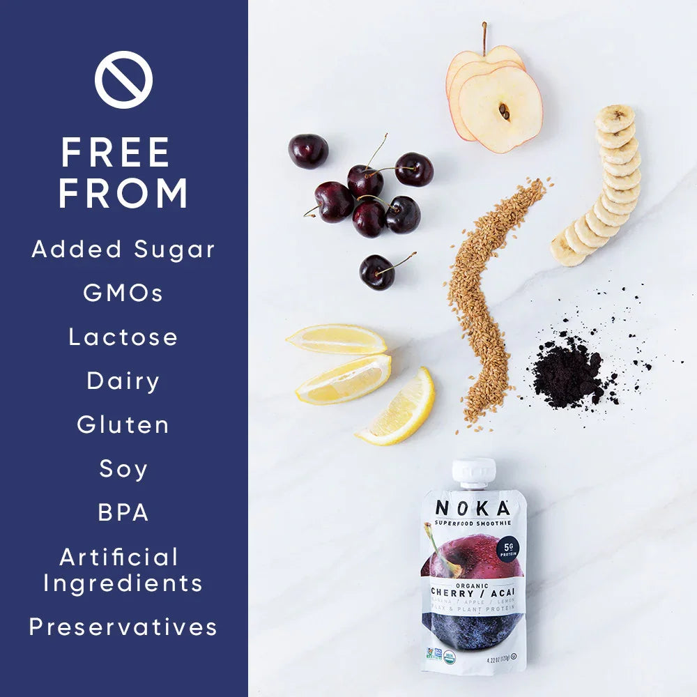 OG2 NOKA CHRY ACAI SMTHI ( 6 X 4.22 OZ   )