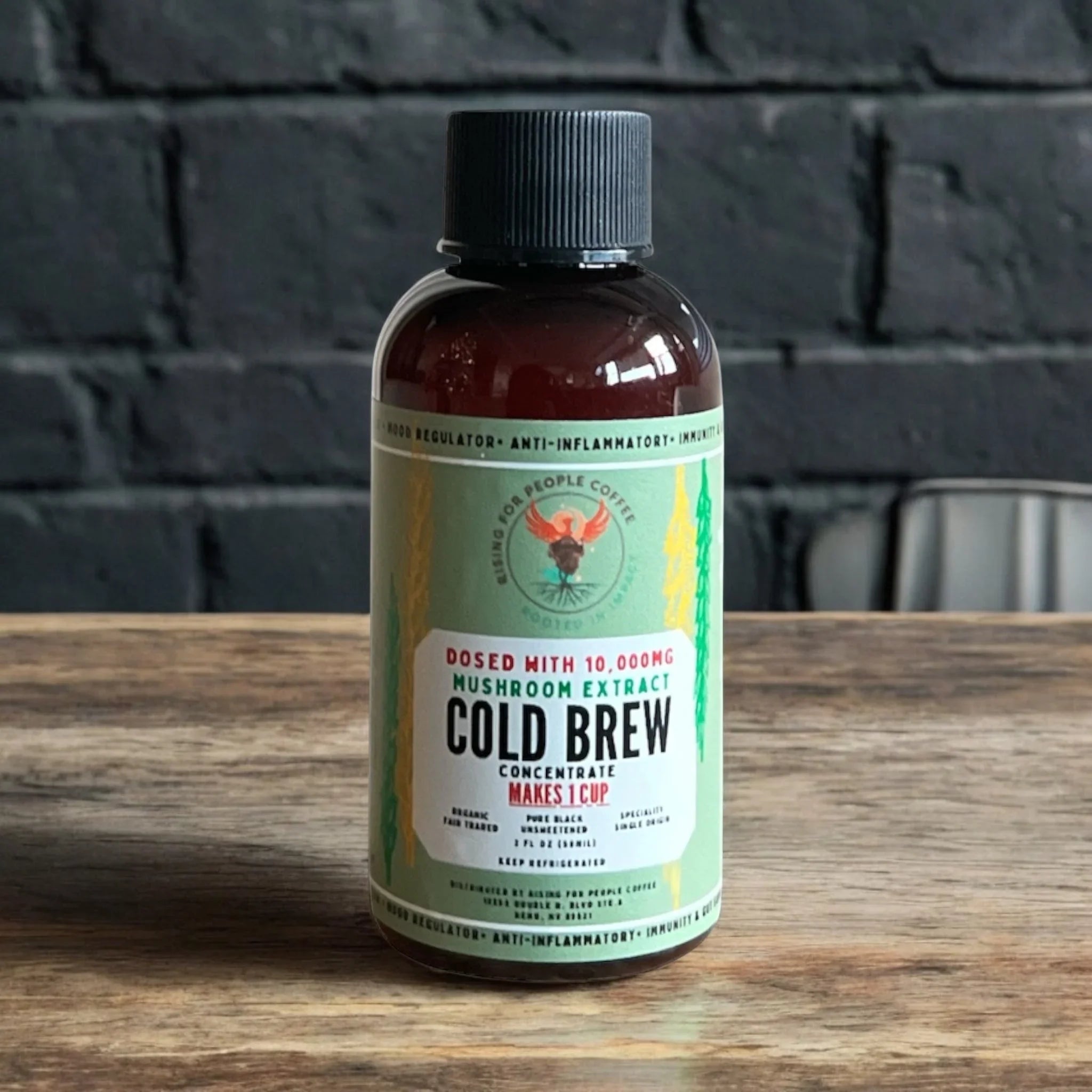 2oz Travel Happy Mushroom Cold Brew Concentrate Coffee