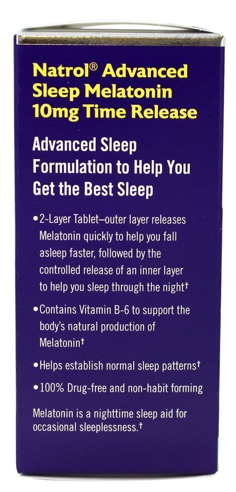 Natrol Advanced Sleep Melatonin, 10mg (60 TAB)